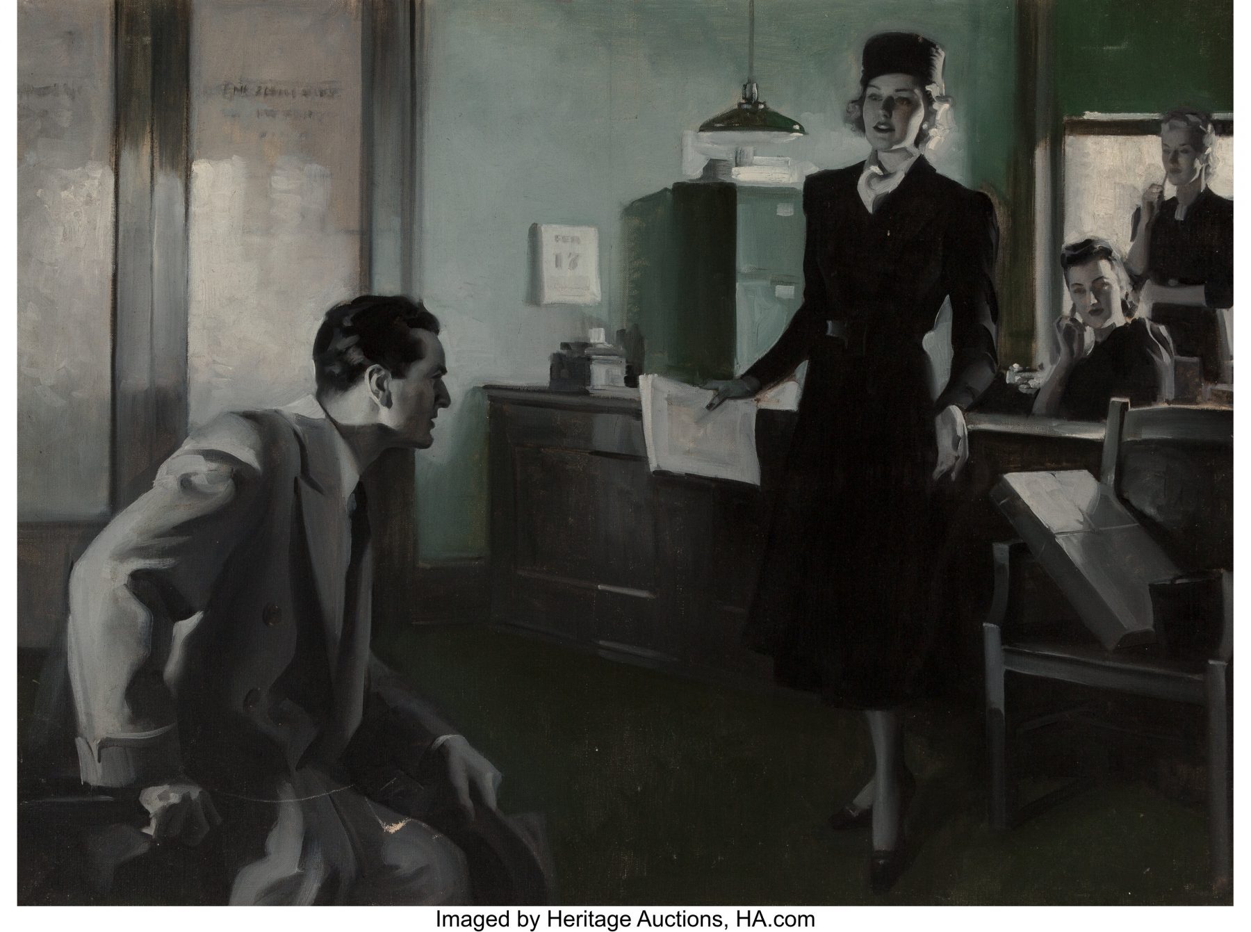 A arte de Andrew Loomis (pega o babador) Kirstin Red Book magazine interior illustration March 1939 by Andrew Loomis 1800x1341 1 | Arte | Arte, ilustração, ilustradores