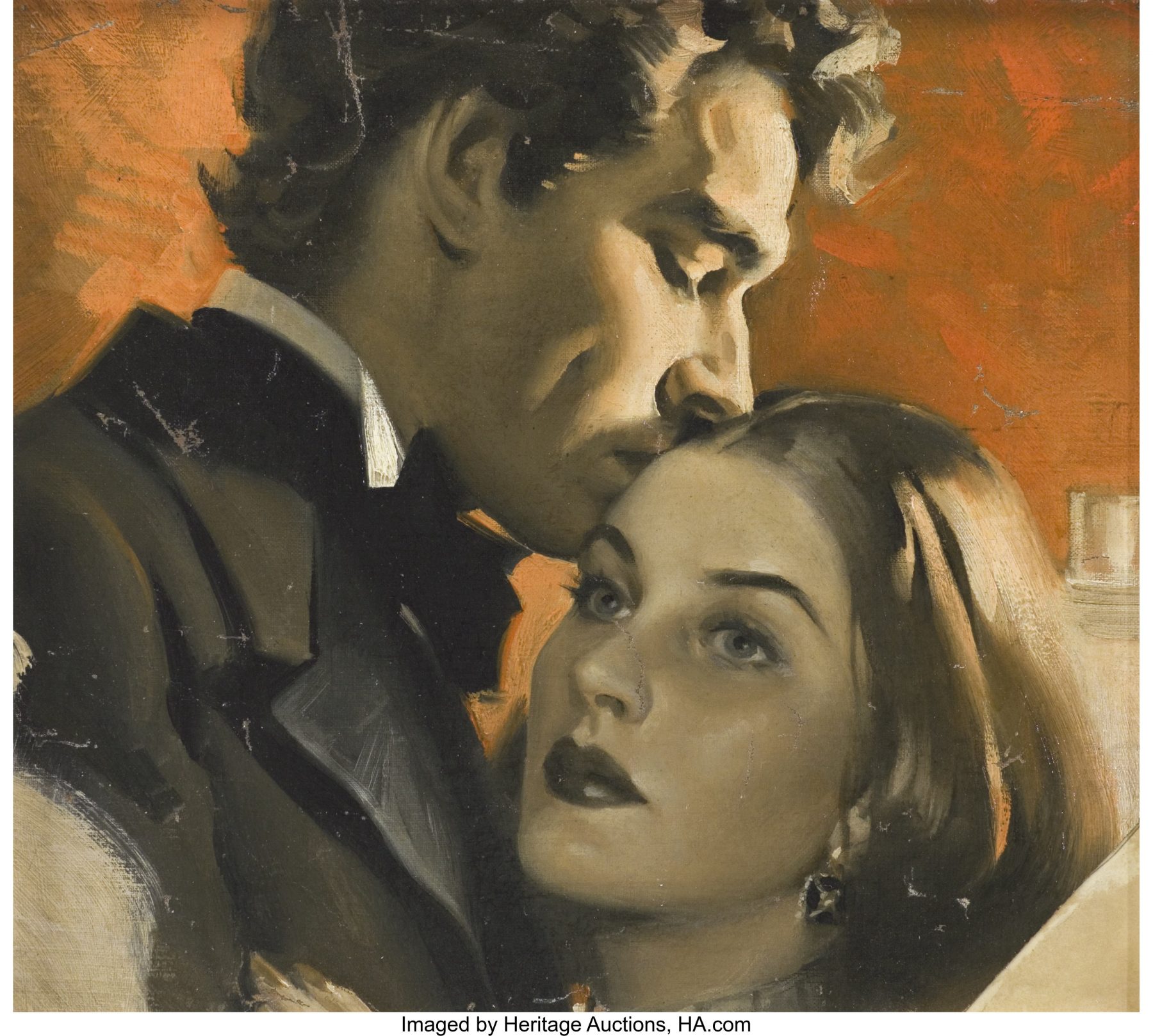 A arte de Andrew Loomis (pega o babador) Portrait of Two Lovers by Andrew Loomis 1800x1618 1 | Arte | Arte, ilustração, ilustradores