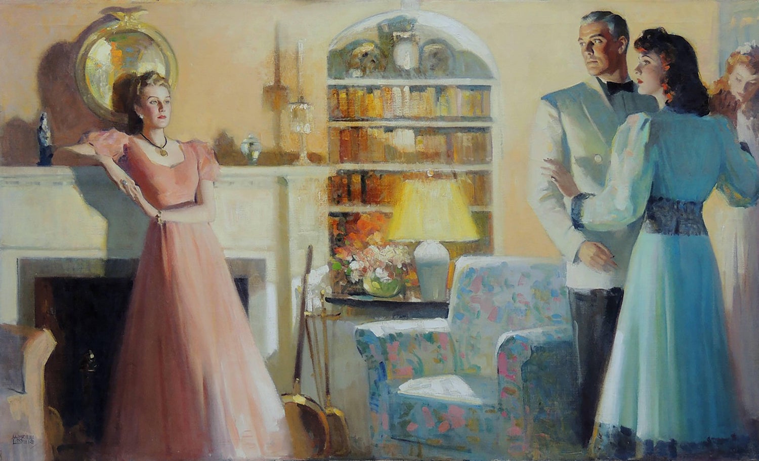 A arte de Andrew Loomis (pega o babador) The Heart Remembers c.1941 The Illustrated Gallery by Andrew Loomis | Arte | Arte, ilustração, ilustradores