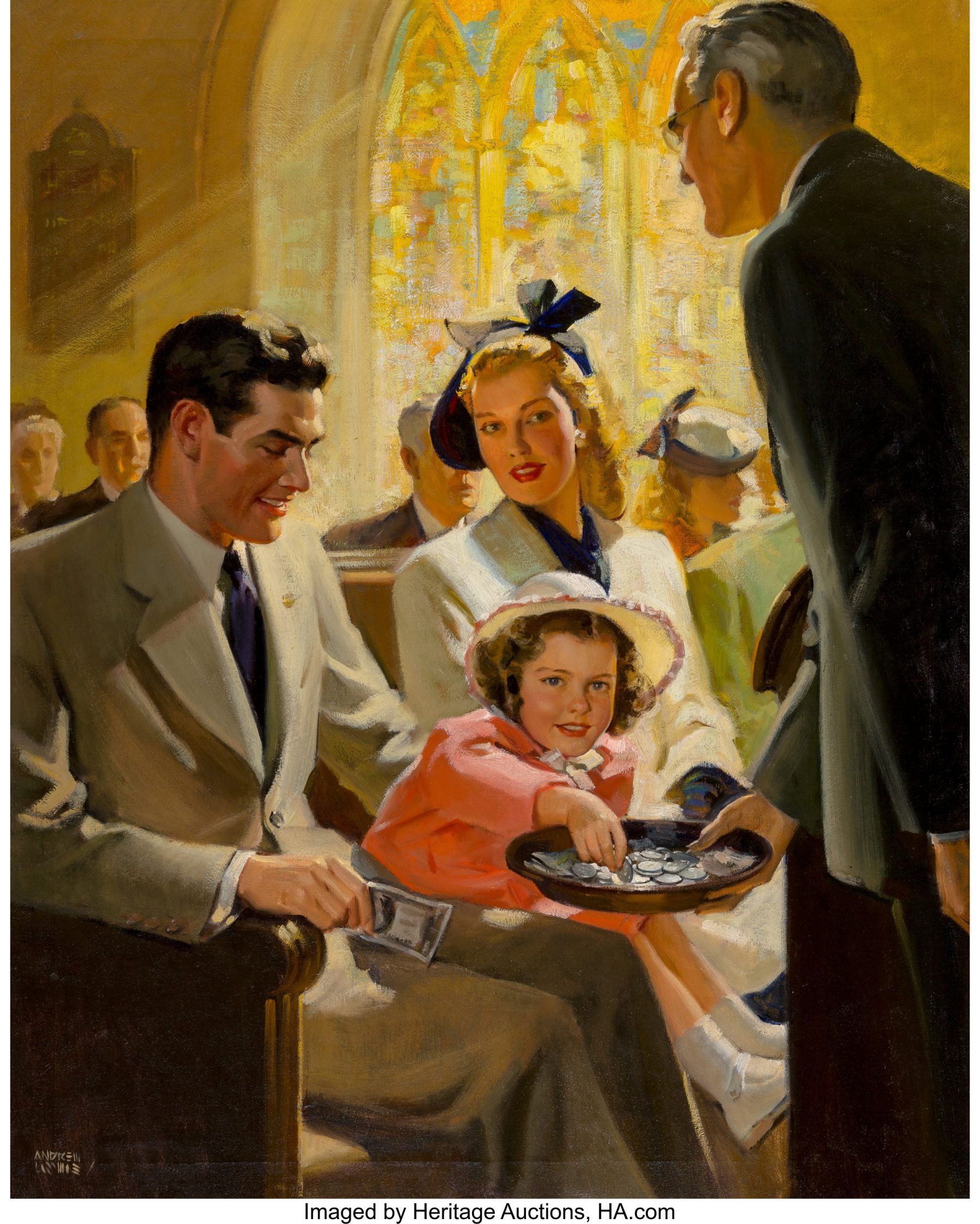 A arte de Andrew Loomis (pega o babador) Tithe Illustration taken from Creative Illustration by Andrew loomis book published October 2012 1800x2248 1 | Arte | Arte, ilustração, ilustradores