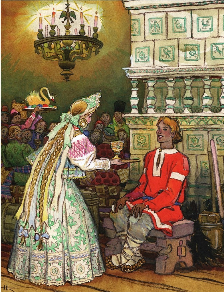 Ilustrações de contos de fadas de Nikolai Mikhailovich Kochergin a69078d3cb9c | Arte | Arte, ilustração, incrível, russa