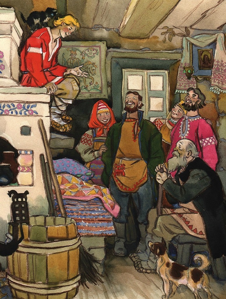 Ilustrações de contos de fadas de Nikolai Mikhailovich Kochergin a87ec7937ad3 | Arte | Arte, ilustração, incrível, russa