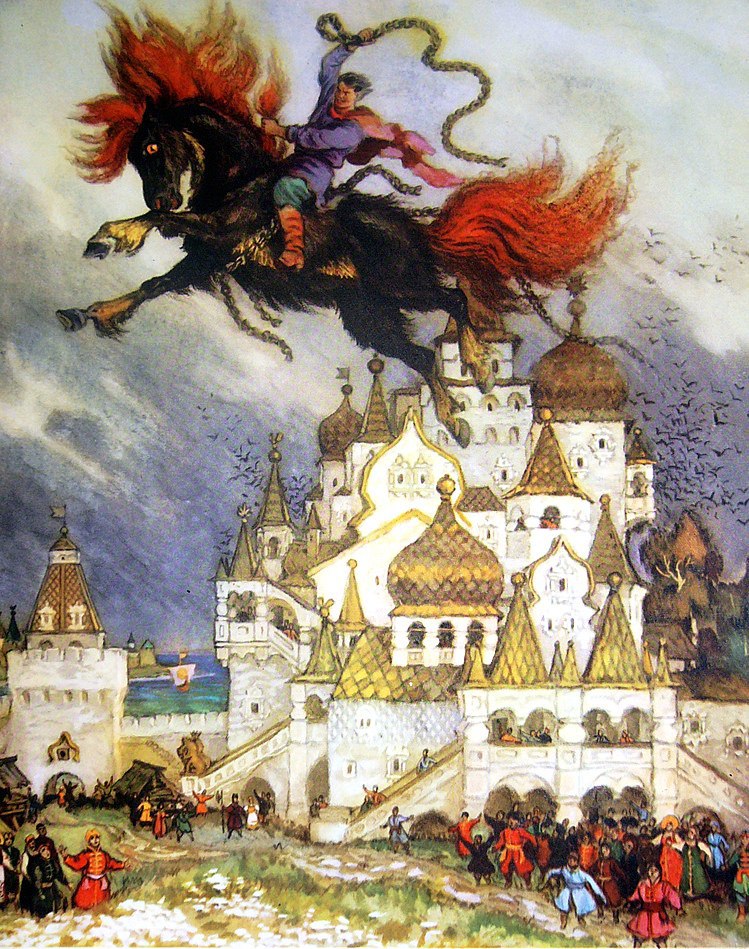 Ilustrações de contos de fadas de Nikolai Mikhailovich Kochergin b76bf434fba6 | Arte | Arte, ilustração, incrível, russa