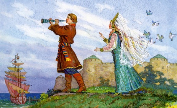 Ilustrações de contos de fadas de Nikolai Mikhailovich Kochergin d31fd01086d7 | Arte | Arte, ilustração, incrível, russa