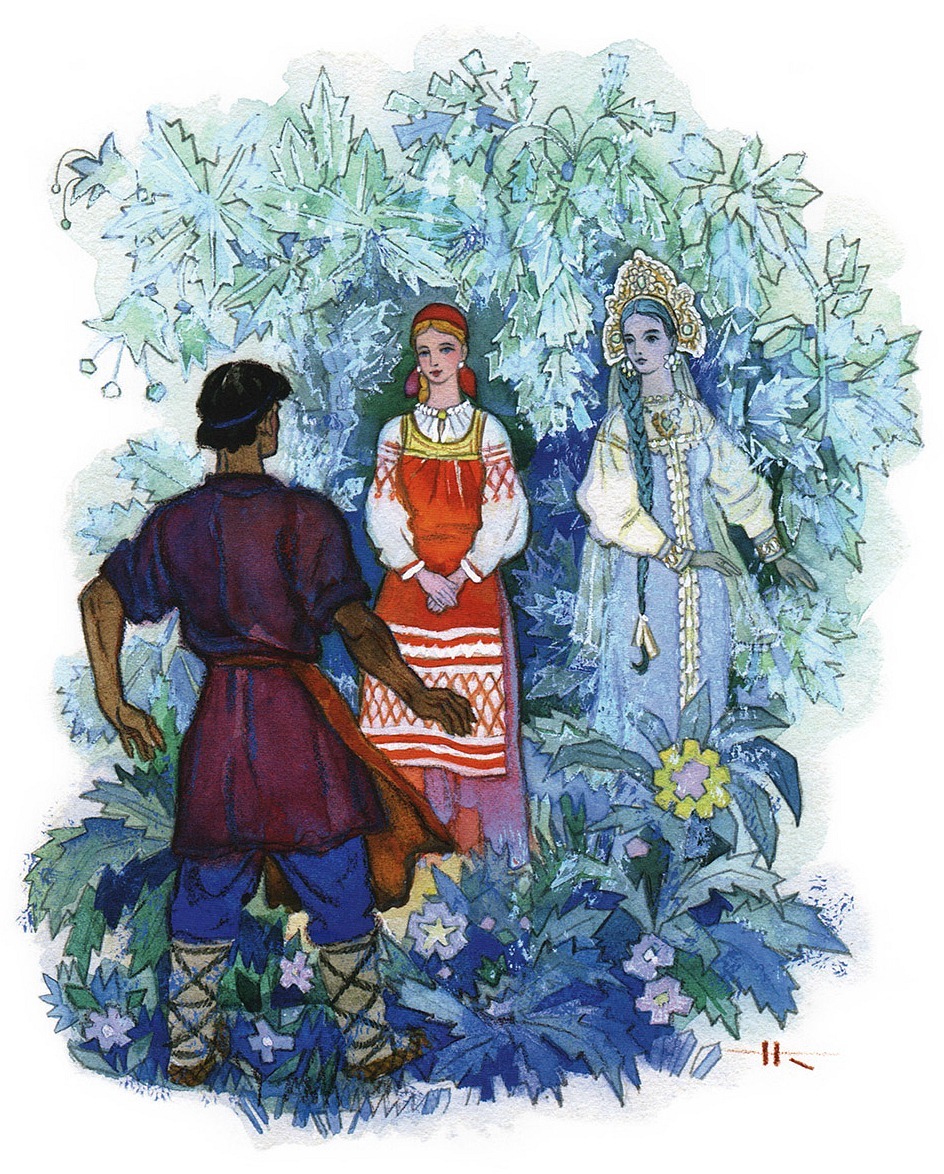 Ilustrações de contos de fadas de Nikolai Mikhailovich Kochergin f86c39472f7b | Arte | Arte, ilustração, incrível, russa