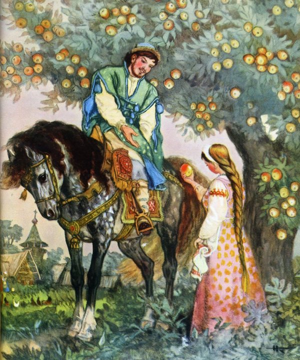 Ilustrações de contos de fadas de Nikolai Mikhailovich Kochergin fbec2a4e4637 | Arte | Arte, ilustração, incrível, russa