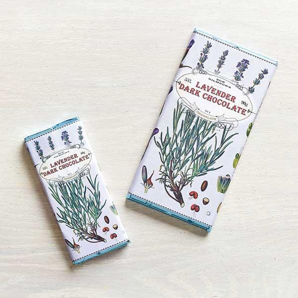 Tendência: Chocolate de lavanda Chocolate de lavanda
