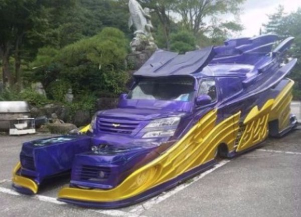 Os piores carros tunados do mundo upon see your ridei will not be taking your advice 25 21 | Bizarro | bizarro, carro, carros, design, esquisitos, estranho, feio, humor