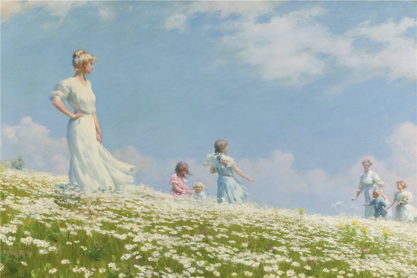 A arte de Charles Courtney Curran 01e1dc1c094a | Arte | Arte, artista, pintura