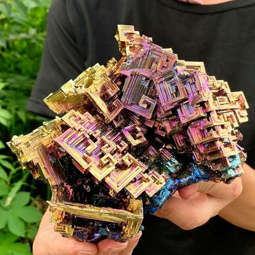 Foto gump do dia: Bismuto (plus: Aprenda a fazer grátis) 15 bismuth extra large musem specimen 500x500 1 | Foto gump do dia | bismuto, como fazer bismuto, curuioso, metal