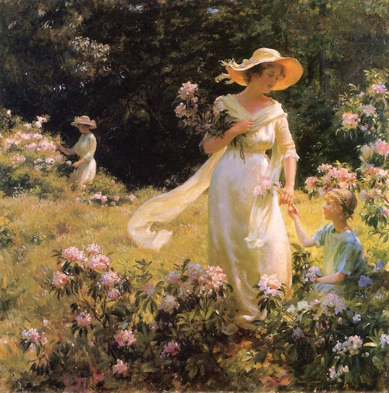 A arte de Charles Courtney Curran 4438e90aa444 | Arte | Arte, artista, pintura