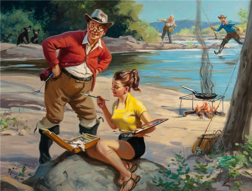 A arte de Henry Hintermeister 48ee2fda964a | Arte | Arte, ilustração, ilustrador