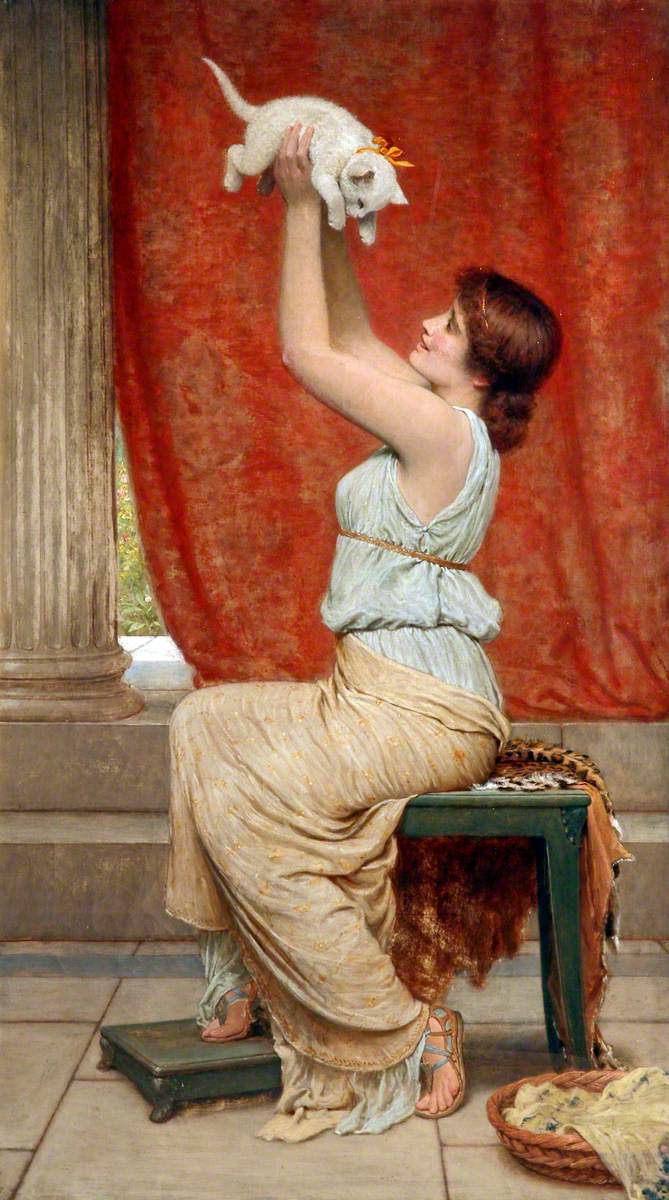A arte de Charles Edward Peruginis At Play by Charles Edward Perugini | Arte | Arte, artista, pintura
