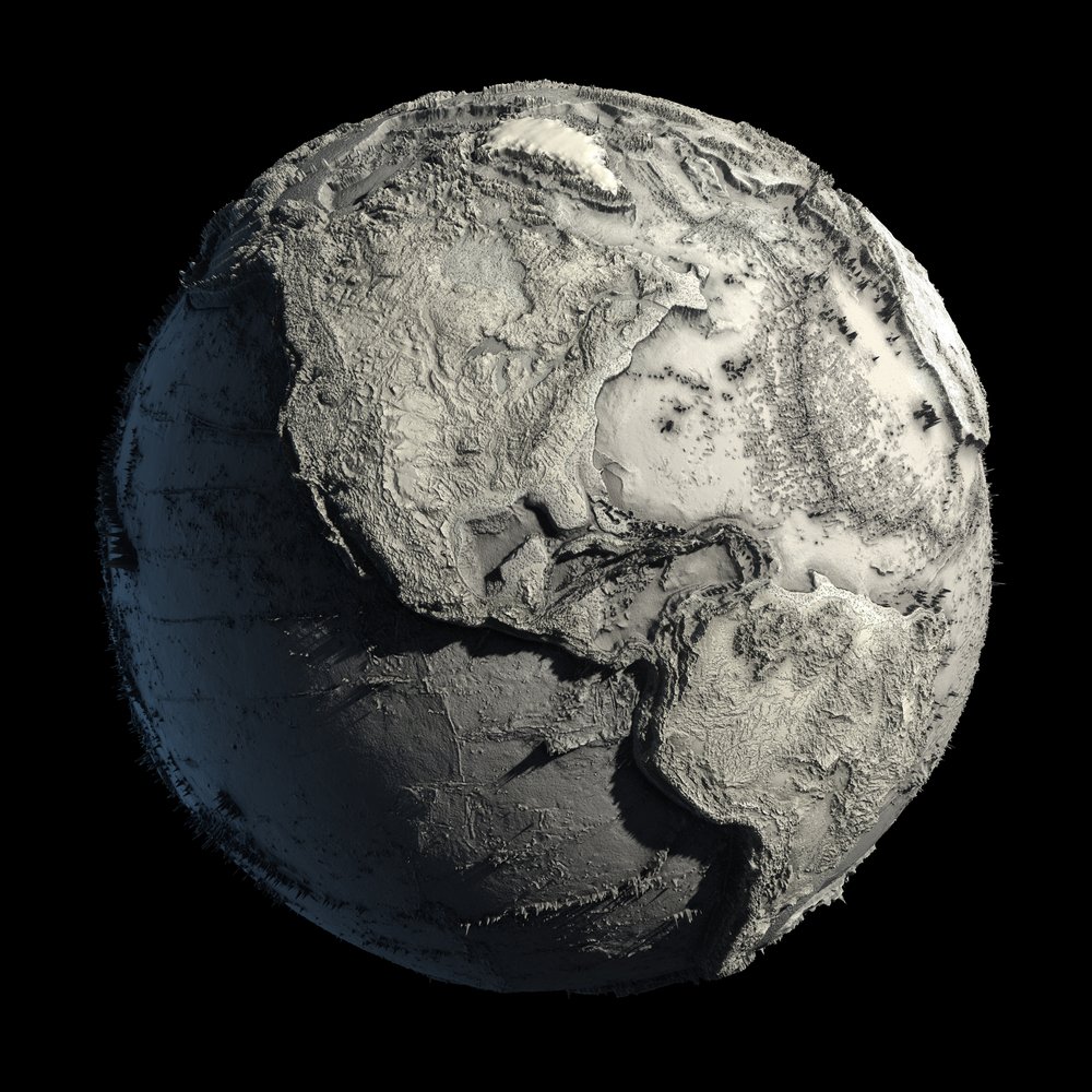 Sinistro: Cientistas acreditam que vai faltar oxigênio na Terra Dead Planet Earth without water the global ecological catastrophe a fantastic assumption of the future Anton Balazhs.jpg | Curiosidades | Astronomia, espaço, oxigênio, Terra