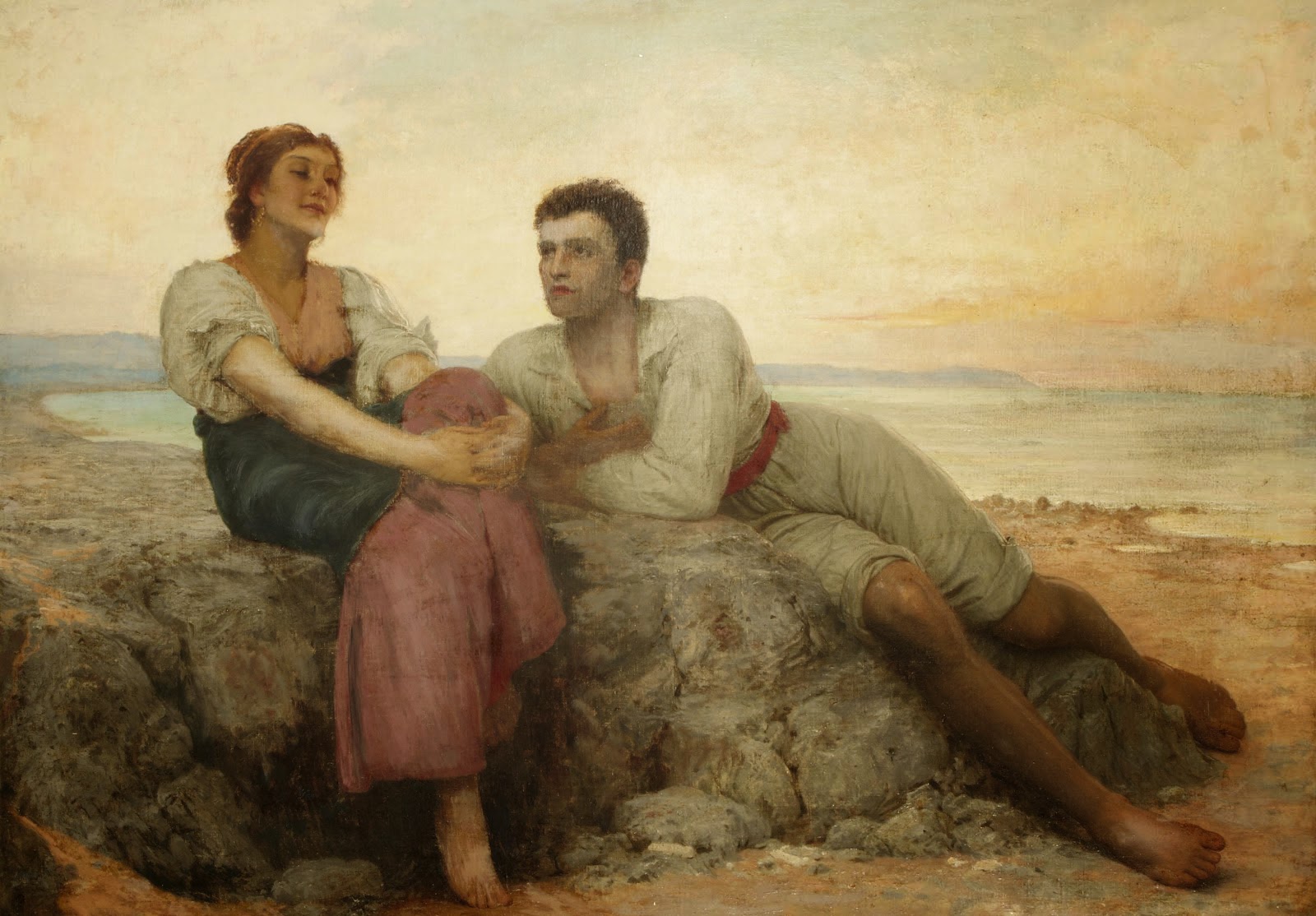 A arte de Charles Edward Peruginis Giovani Innamorati by Charles Edward Perugini | Arte | Arte, artista, pintura