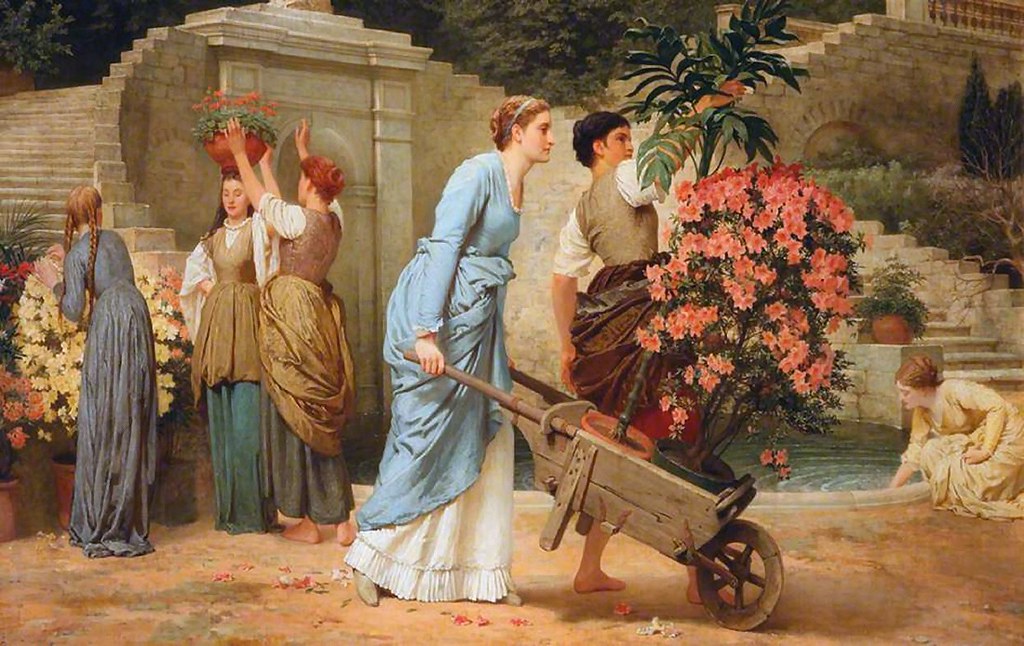 A arte de Charles Edward Peruginis Playing at Work 1872 by Charles Edward Perugini | Arte | Arte, artista, pintura