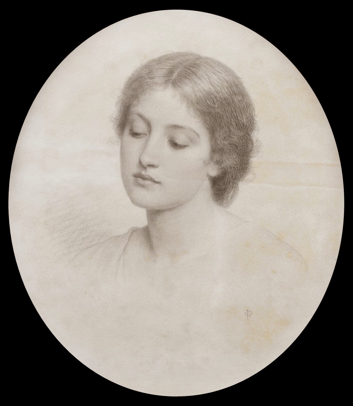 A arte de Charles Edward Peruginis Portrait of a Young Woman by Charles Edward Perugini | Arte | Arte, artista, pintura