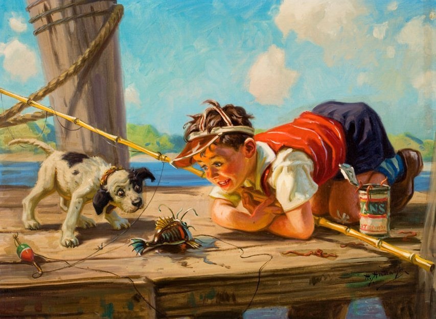 A arte de Henry Hintermeister af1a88cada1e | Arte | Arte, ilustração, ilustrador