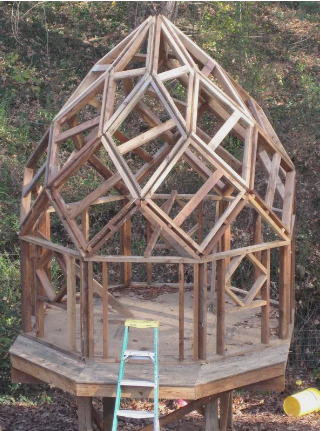 Zomes: Uma interessante estrutura com base na dupla hélice zome5 | Arquitetura | arquitetura, construção, design
