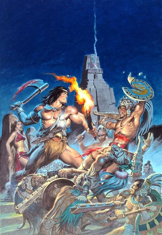 A arte de Earl Norem 7a5afbb519109b4765bf6ba979030fd3 | Arte | artista, capa, conan, ilustração, marvel, pintor, pintura, revista