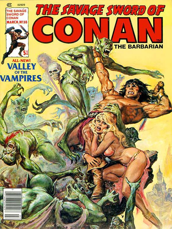 A arte de Earl Norem 914fceff0a741581b018cec461ca6d54 | Arte | artista, capa, conan, ilustração, marvel, pintor, pintura, revista