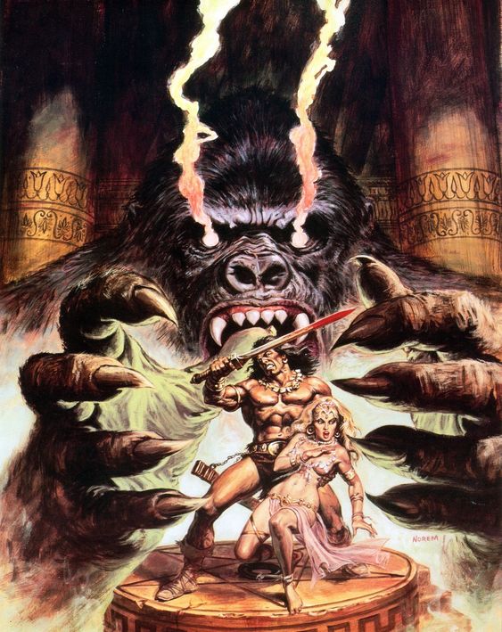 A arte de Earl Norem 975abcab273bb9197babdd561093b649 | Arte | artista, capa, conan, ilustração, marvel, pintor, pintura, revista