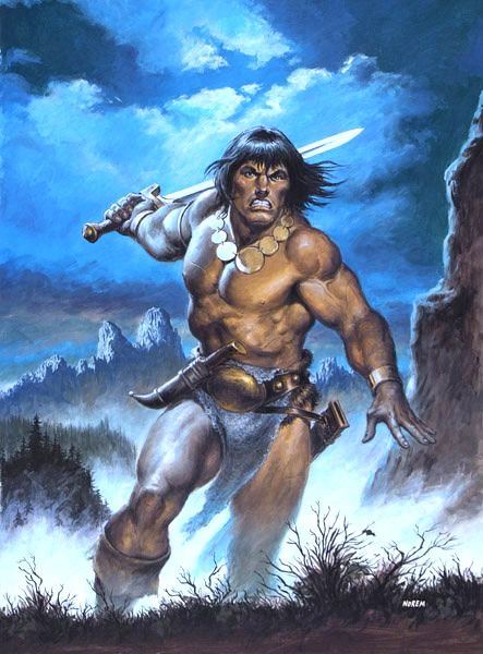 A arte de Earl Norem Conan 1 | Arte | artista, capa, conan, ilustração, marvel, pintor, pintura, revista