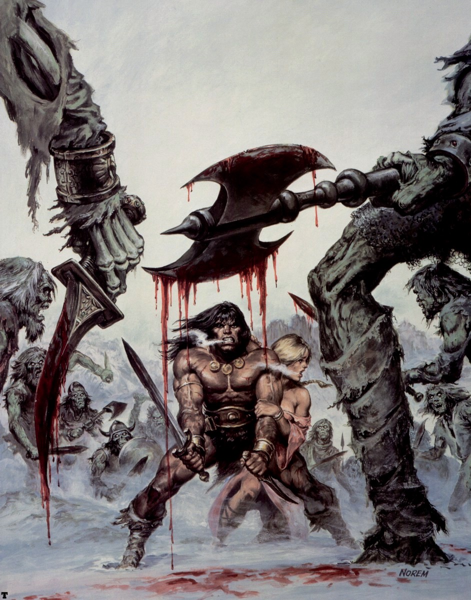 A arte de Earl Norem Conan 2 | Arte | artista, capa, conan, ilustração, marvel, pintor, pintura, revista