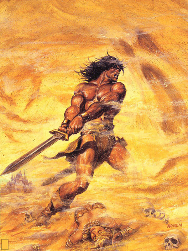 A arte de Earl Norem Conan 4 | Arte | artista, capa, conan, ilustração, marvel, pintor, pintura, revista