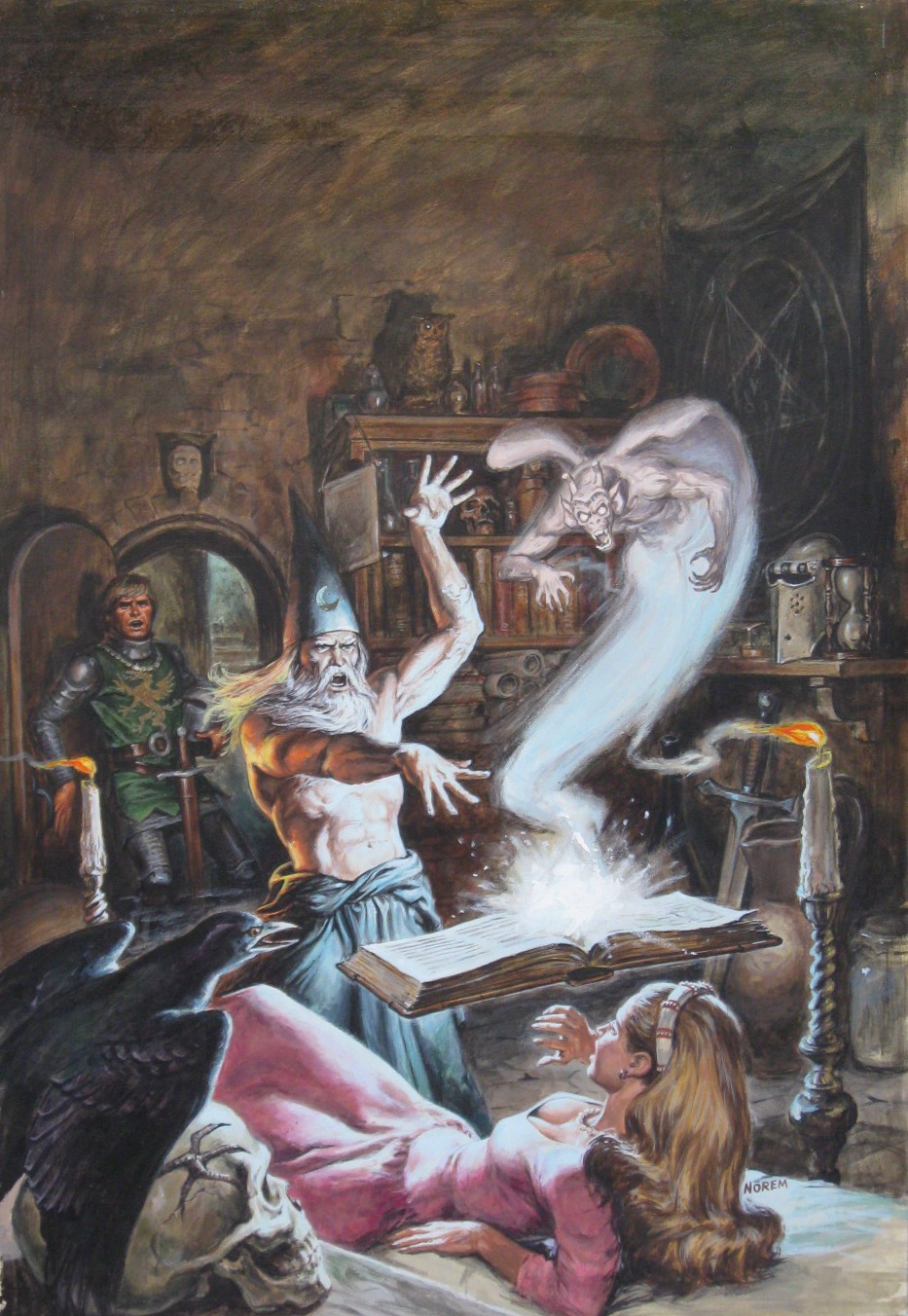 A arte de Earl Norem NoremMerlin1 | Arte | artista, capa, conan, ilustração, marvel, pintor, pintura, revista