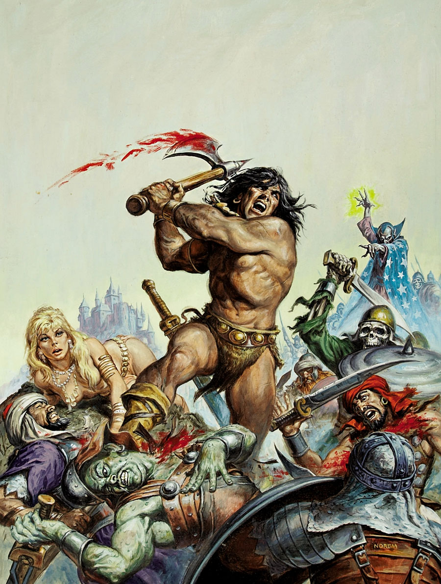 A arte de Earl Norem | Arte | artista, capa, conan, ilustração, marvel, pintor, pintura, revista