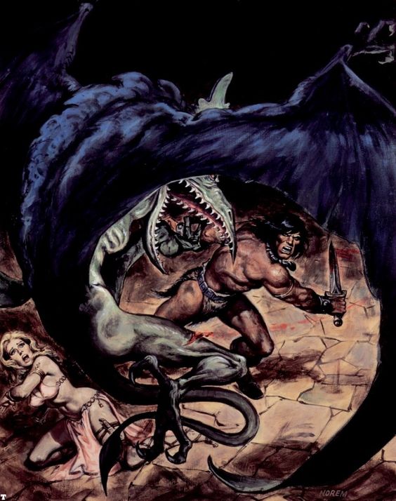 A arte de Earl Norem bbf6900c299880b8c253933e34fff4db | Arte | artista, capa, conan, ilustração, marvel, pintor, pintura, revista