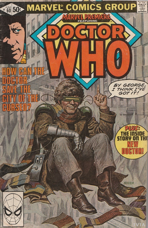 A arte de Earl Norem dw norem cover doctor who marvel vol 1 no 60 1981 us | Arte | artista, capa, conan, ilustração, marvel, pintor, pintura, revista