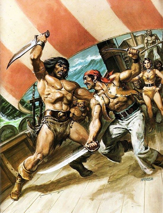 A arte de Earl Norem e2edef3c170635732a4d0808e6fb8ea6 | Arte | artista, capa, conan, ilustração, marvel, pintor, pintura, revista