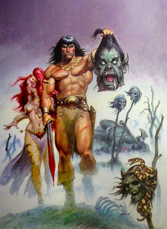 A arte de Earl Norem fc1b7951cd1d7f7daa225bf4355f656a | Arte | artista, capa, conan, ilustração, marvel, pintor, pintura, revista