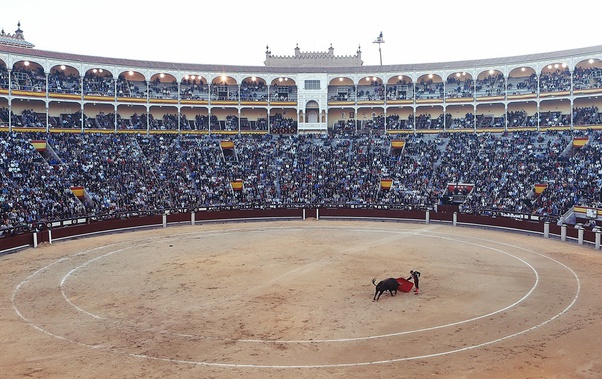 Espetáculo macabro: A morte na arena foi do toureiro main qimg 7fbb065155ae3e02e3550f9736fb9b1d | Bizarro | espanha, grotesco sinistro, tourada, touro, violência