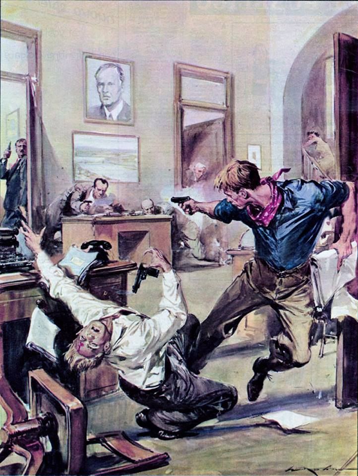 Walter Molino e as 40 capas do Domenica del Corriere onde deu muito ruim 017b25a69a03c8f7d508956eda206911 walter obrien | Arte | artista, capa, del correire, domenica, ilustração, ilustrador, italia, molino, walter
