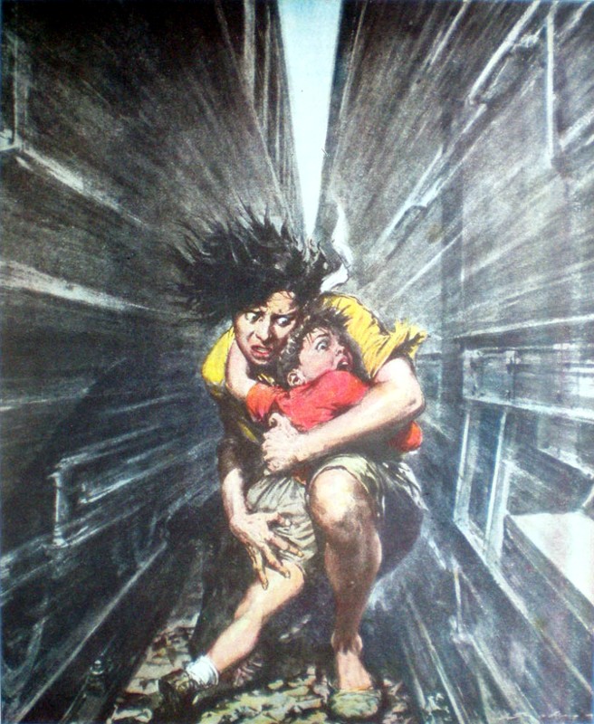 Walter Molino e as 40 capas do Domenica del Corriere onde deu muito ruim Molino 5 | Arte | artista, capa, del correire, domenica, ilustração, ilustrador, italia, molino, walter