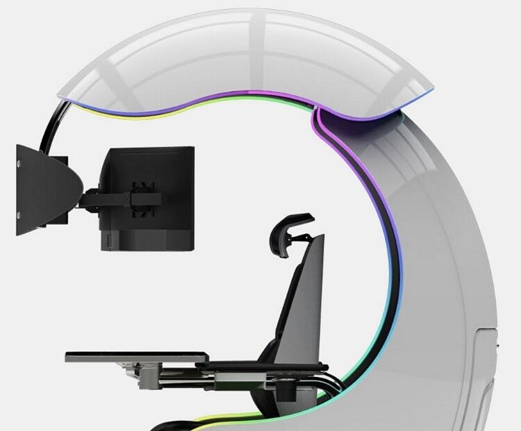 Pra quem pode: Conheça ORB -X o Gamepod imersivo da Cooler Master 456317 4 800 | Curiosidades | computador, design, game, jogo, Tecnologia