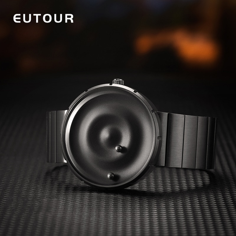 Relógio masculino Euvolta rel gio de pulso com bola magn tica prova d gua de quartzo fashion para | Curiosidades | curioso, design, relogio, relógios