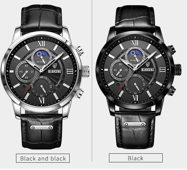 Relógio masculino LIGE Top Classic Style Crios Watches | Curiosidades | curioso, design, relogio, relógios