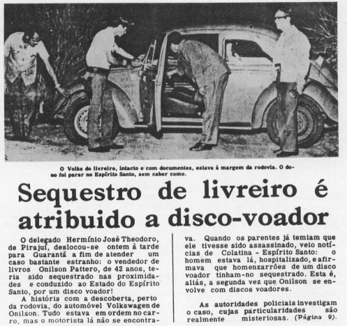Desaparecimentos, a avó robótica, o livreiro abduzido, e o fotógrafo confrontado com o ufo 3321794 | Curiosidades | abdução, alien, bizarro, estranho, extraterrestres, sinistro, ufo, ufologia