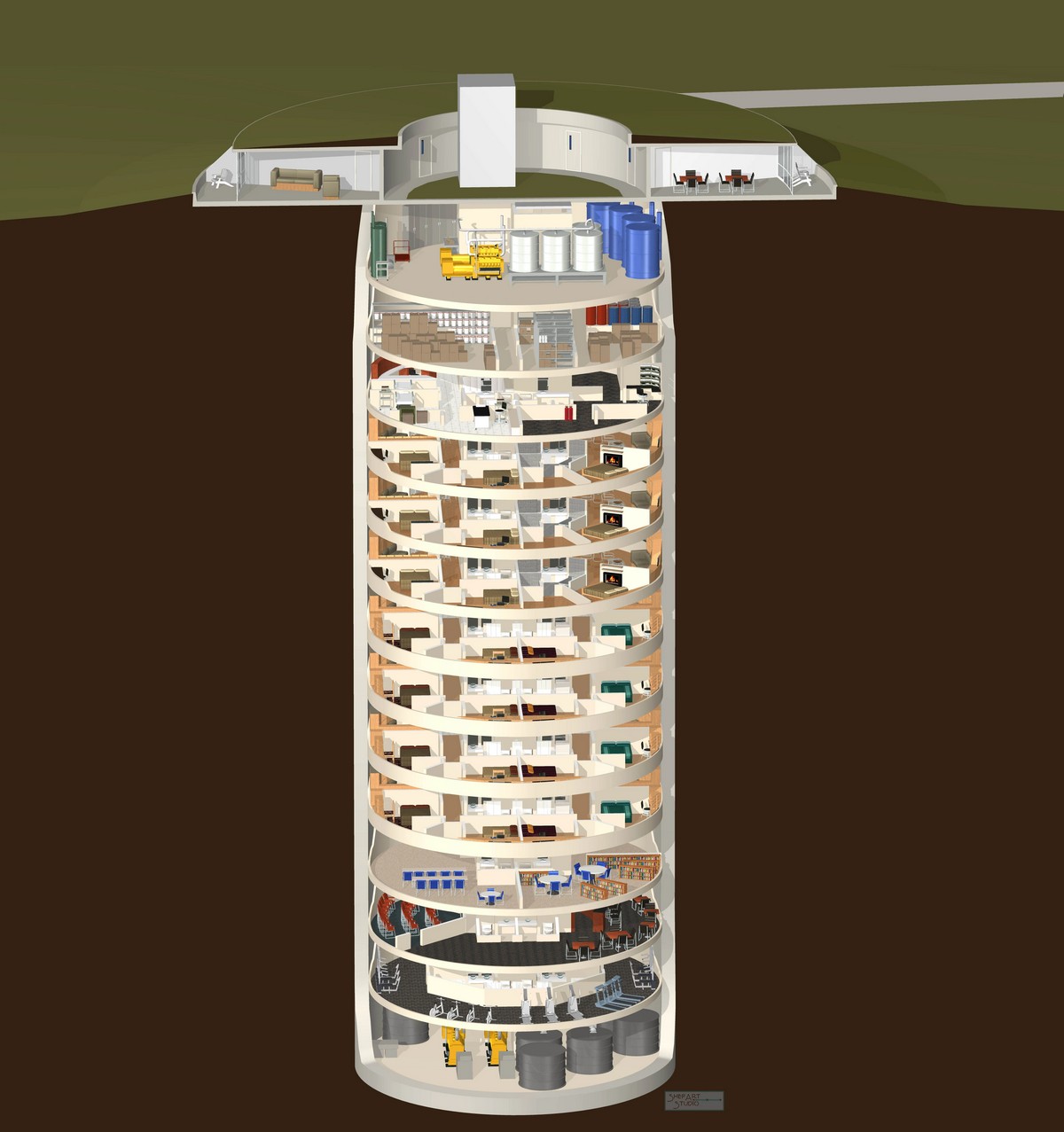 Empresário converte silos nucleares em residências 54540315 original | Curiosidades | apocalipse, base, bizarro, bunker, curioso, hotel, militar