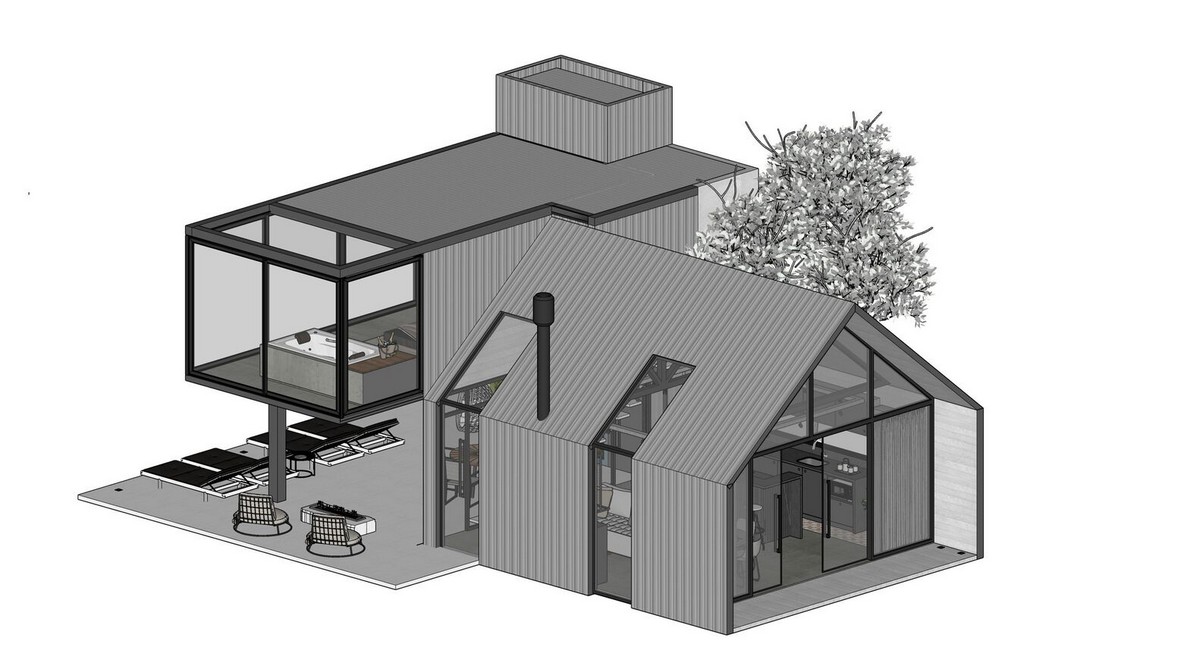 Um projeto de casa bem legal para férias no Brasil 59377590 original | Arquitetura | arquitetura, casa, construção