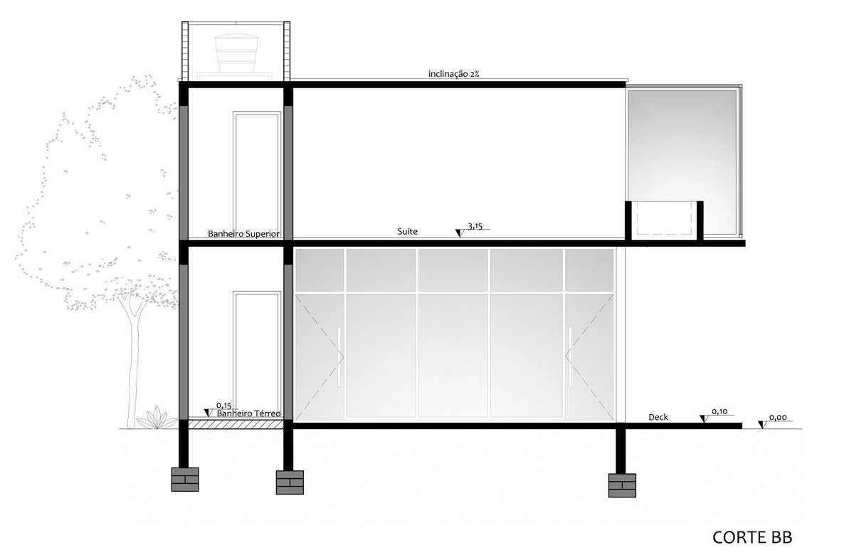 Um projeto de casa bem legal para férias no Brasil 59378247 original | Arquitetura | arquitetura, casa, construção