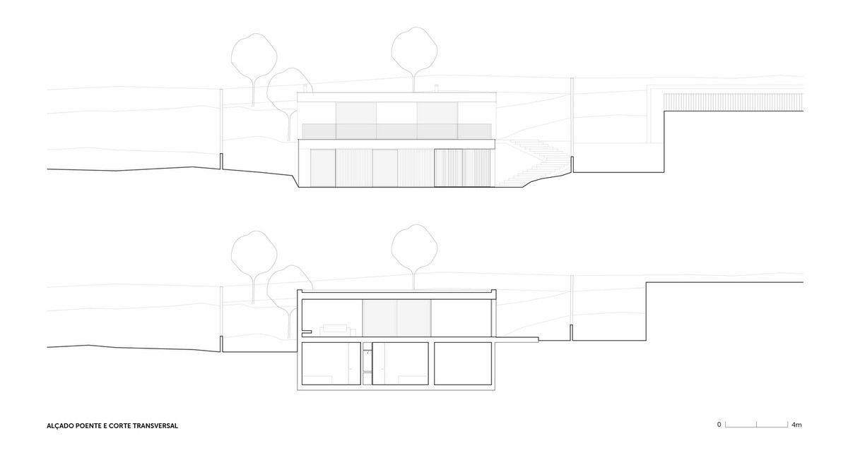 Uma casa de dois andares em Portugal 68960626 original | Arquitetura | arquitetura, casa, construção, Portugal, projeto