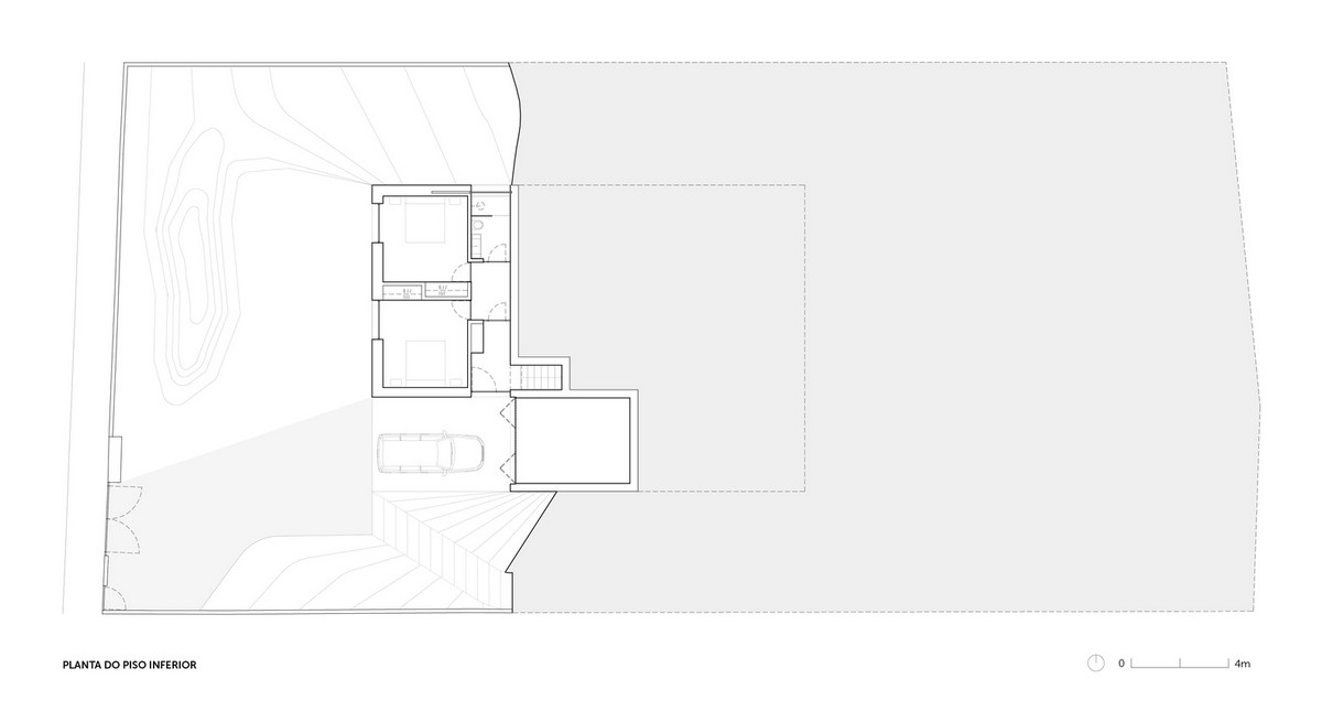 Uma casa de dois andares em Portugal 68960986 original | Arquitetura | arquitetura, casa, construção, Portugal, projeto