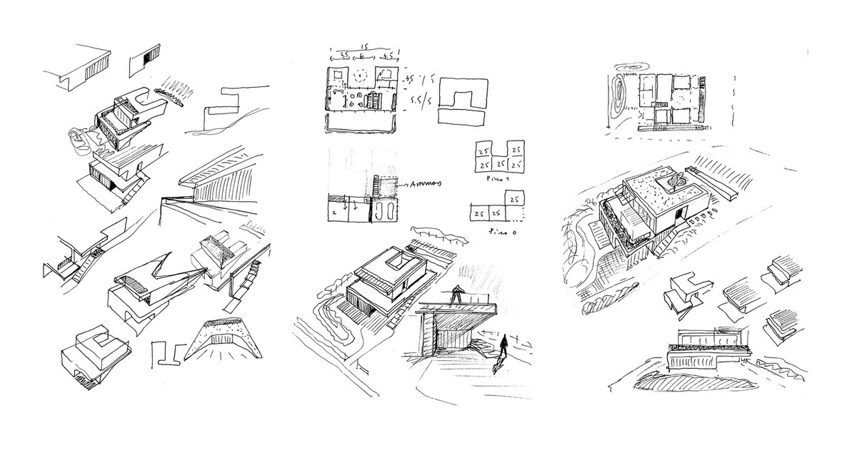 Uma casa de dois andares em Portugal 68961912 original | Arquitetura | arquitetura, casa, construção, Portugal, projeto