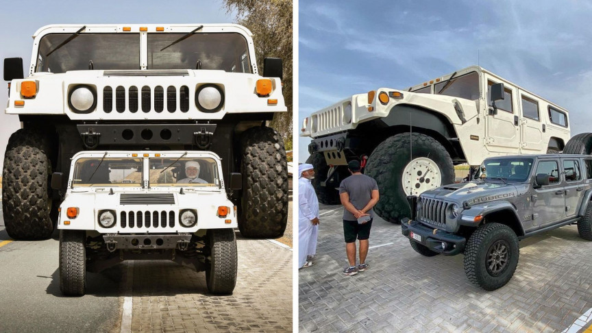 Carro grande e o poder giant hummer md | Curiosidades | arabe, carro, carros, curioso, estranho, gigante, maluco