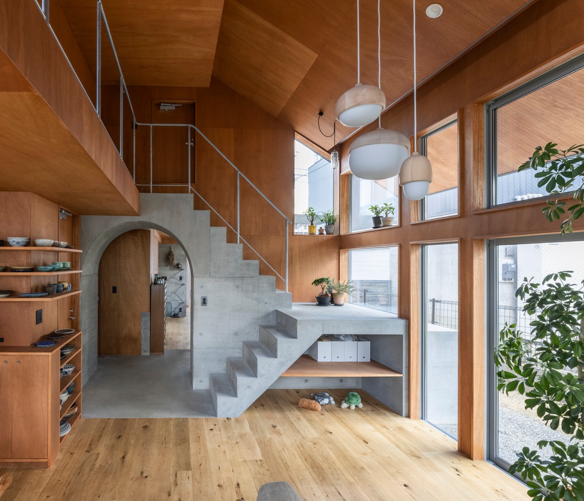 Uma casa de concreto no Japão 71125140 original | Arquitetura | arquitetura, casa, concreto, japão